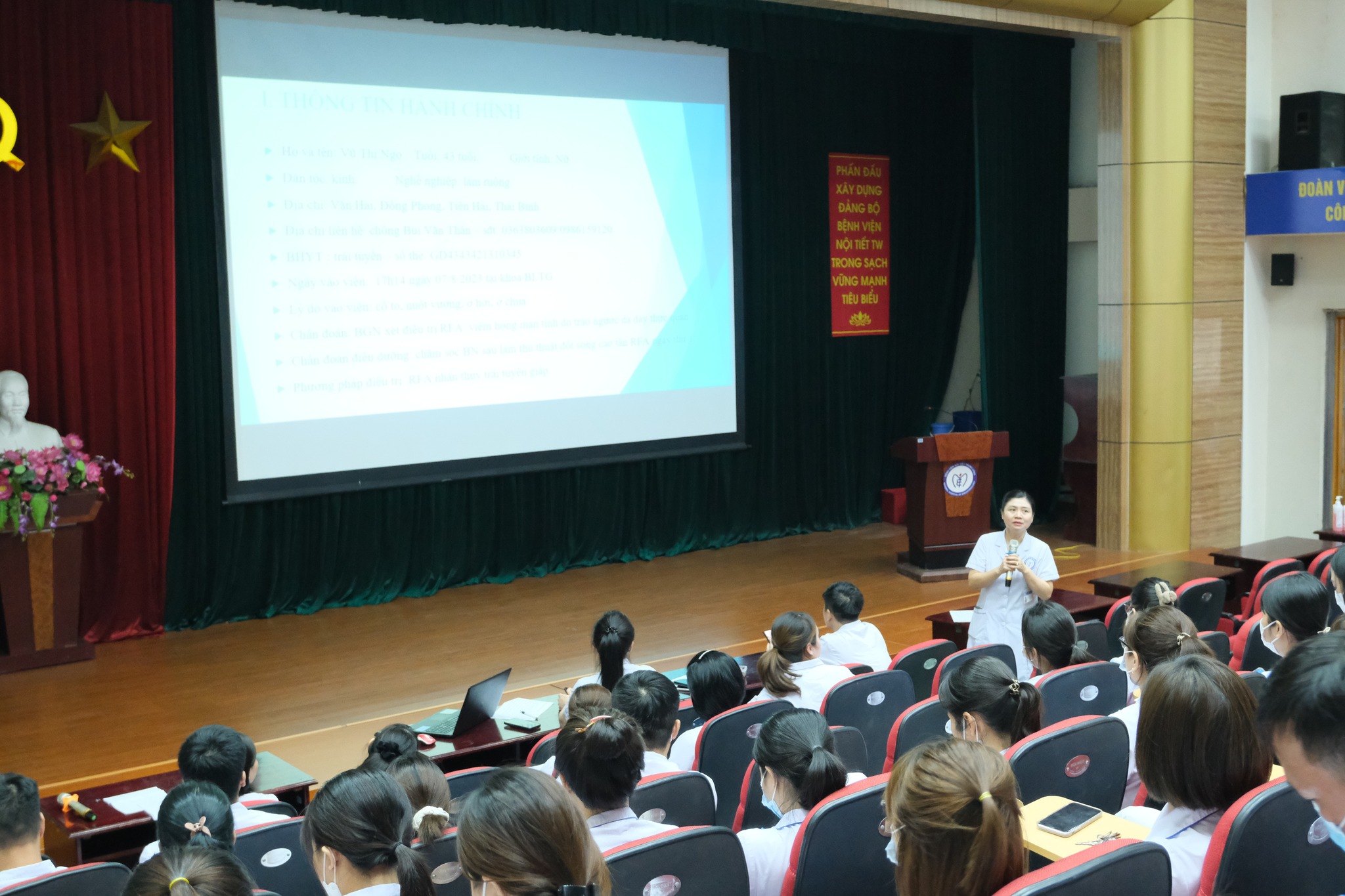 BÌNH KẾ HOẠCH CHĂM SÓC NGƯỜI BỆNH ĐỐT SÓNG CAO TẦN ĐIỀU TRỊ U TUYẾN GIÁP