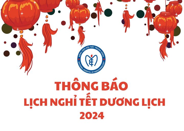 Thông báo: lịch nghỉ tết dương lịch