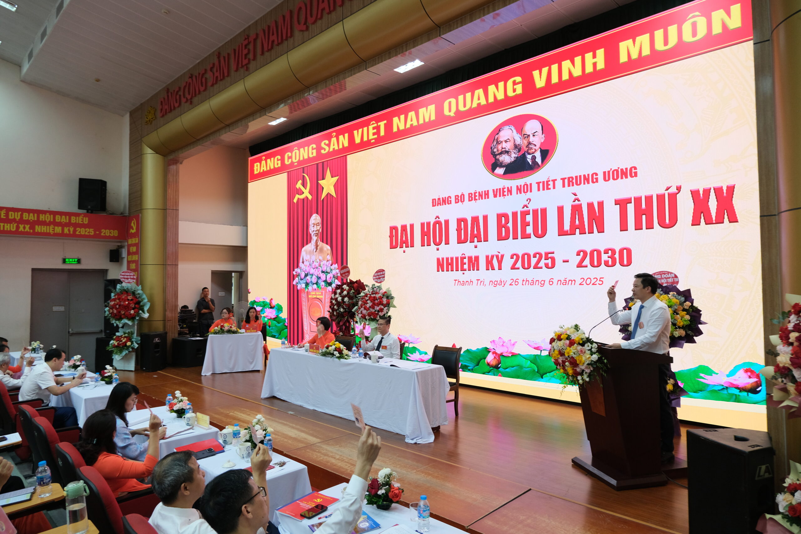 Đại hội Đảng bộ Bệnh viện Nội tiết Trung ương lần thứ XX, Nhiệm kỳ 2025–2030 thành công tốt đẹp