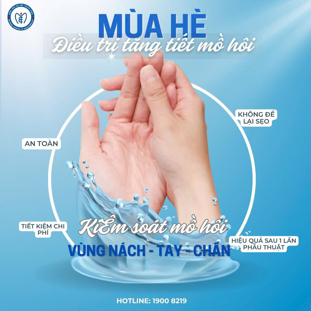 Cần làm gì khi bị tăng tiết mồ hôi