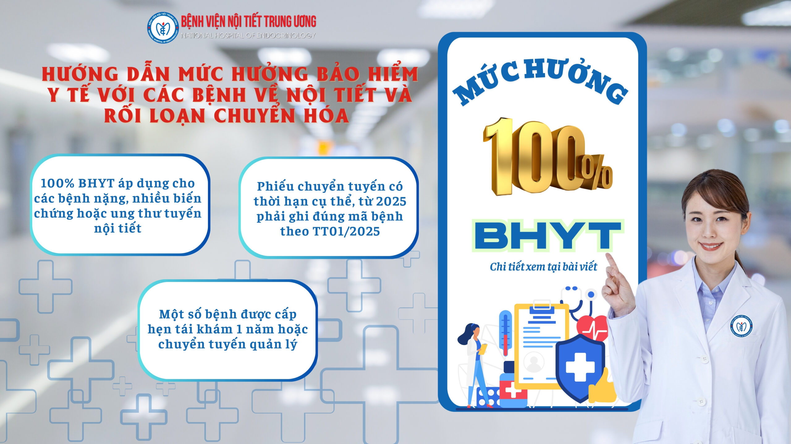 Hướng dẫn quy định về mức hưởng bảo hiểm y tế