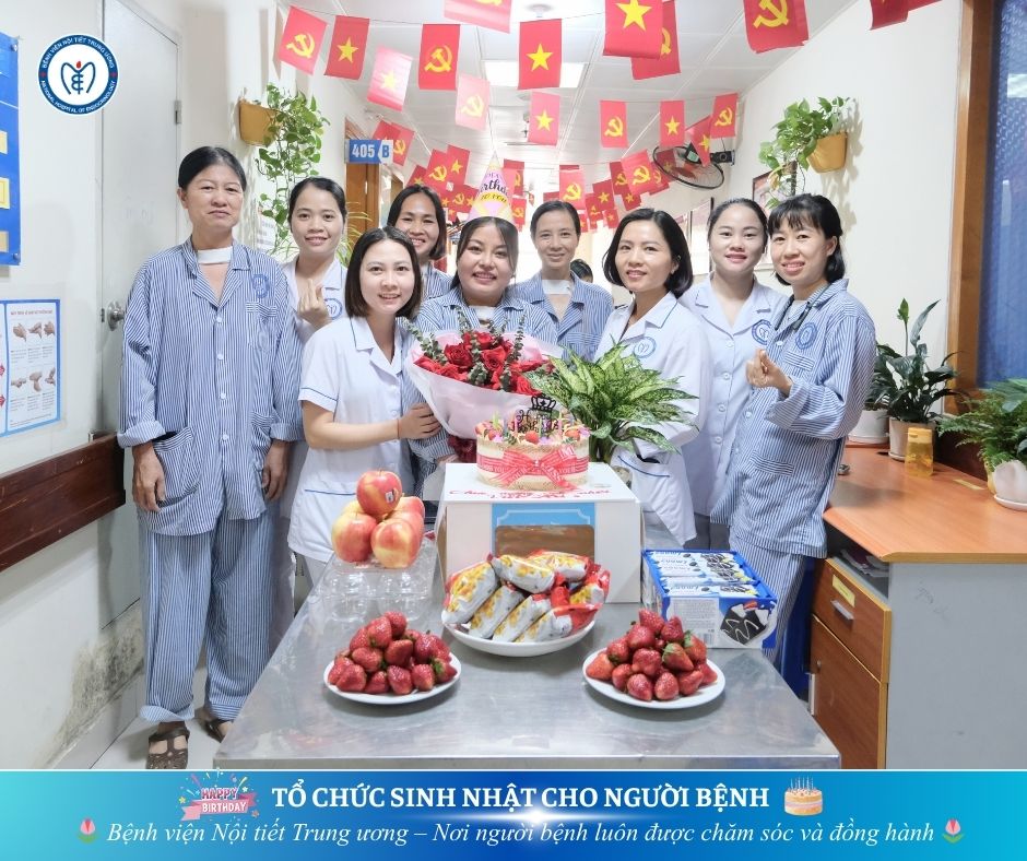 Tổ chức sinh nhật cho người bệnh – Món quà tinh thần ấm áp trên hành trình hồi phục