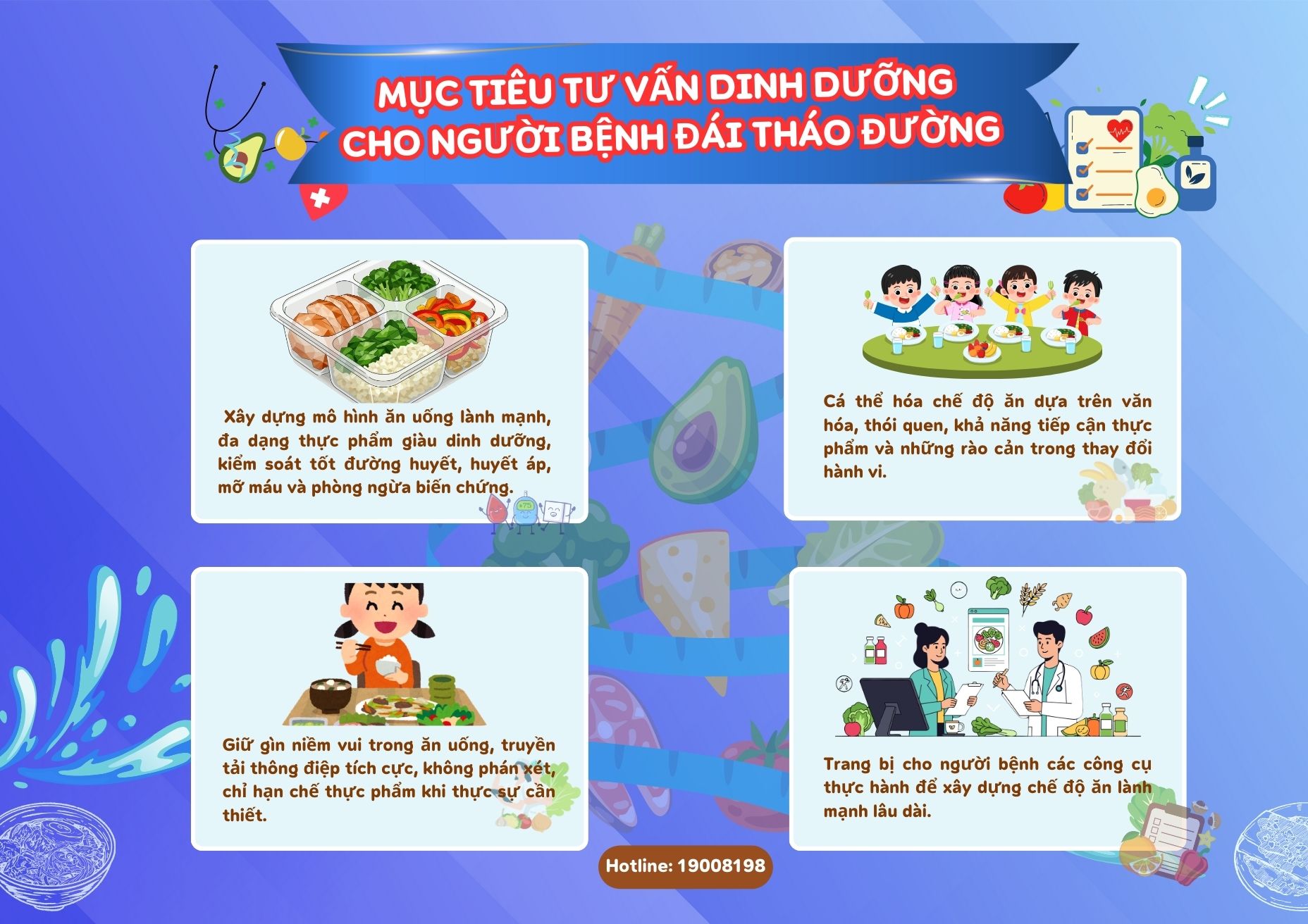 Người bệnh đái tháo đường cần ăn như thế nào cho đúng?