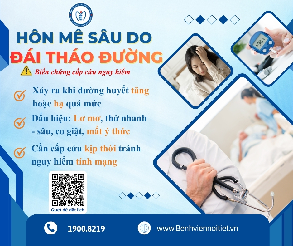 Hôn mê do đái tháo đường: Biến chứng nguy hiểm cần cấp cứu kịp thời