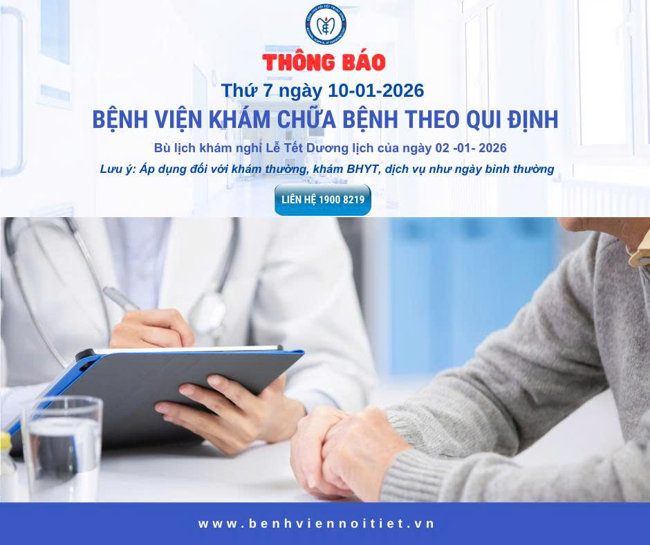 Thông báo lịch khám bệnh