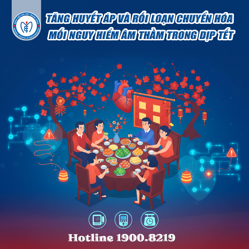 Tăng huyết áp và rối loạn chuyển hóa – mối nguy hiểm âm thầm trong dịp Tết
