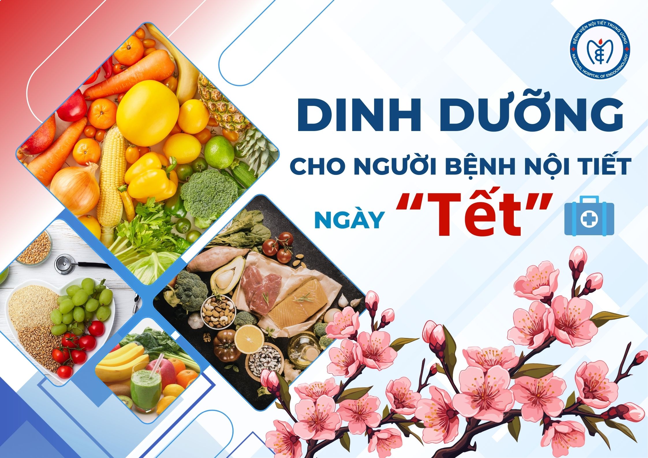 Dinh dưỡng hợp lý cho người bệnh nội tiết ngày Tết