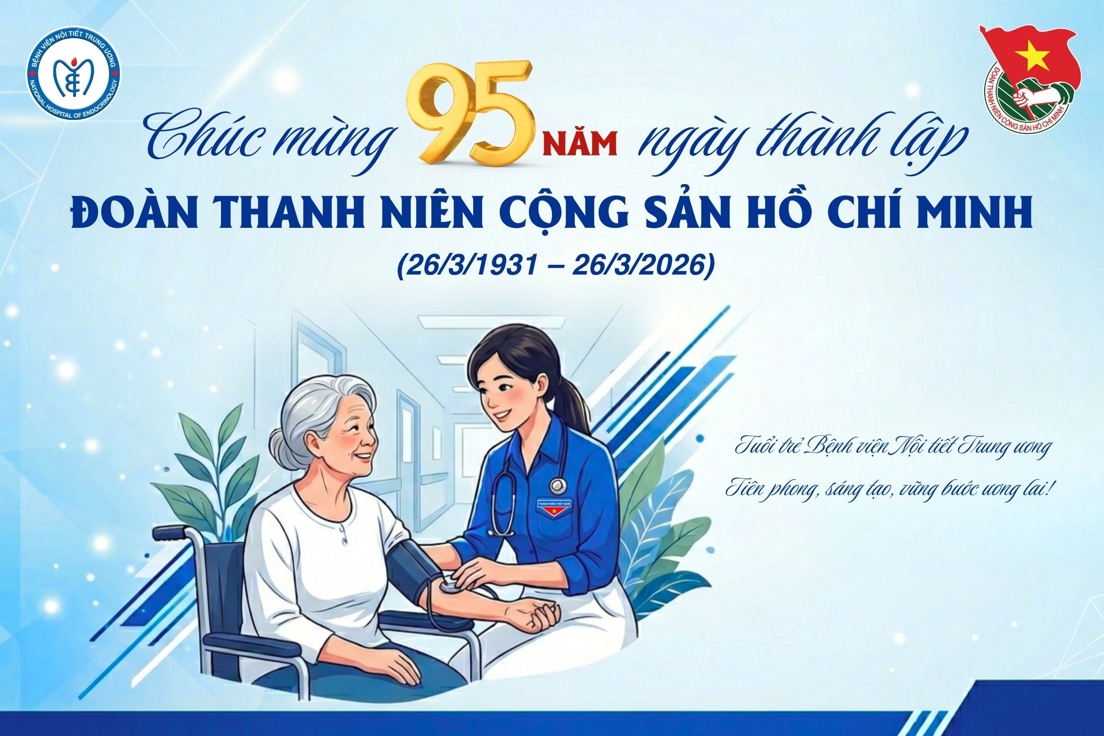 Chúc mừng 95 năm kỷ niệm Ngày thành lập Đoàn TNCS Hồ Chí Minh (26/3/1931 – 26/3/2026)