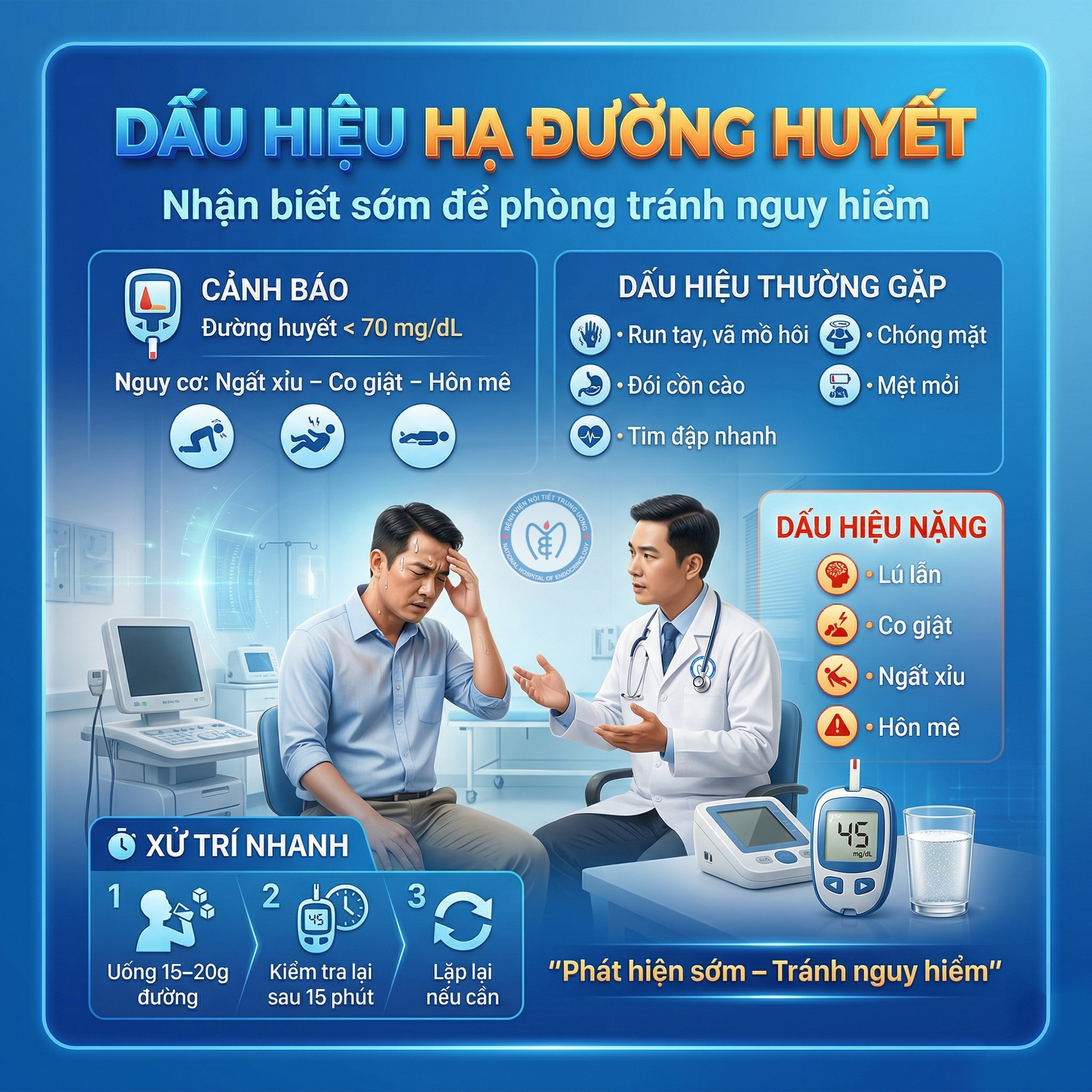 Dấu hiệu của hạ đường huyết – Nhận biết sớm để phòng tránh nguy hiểm