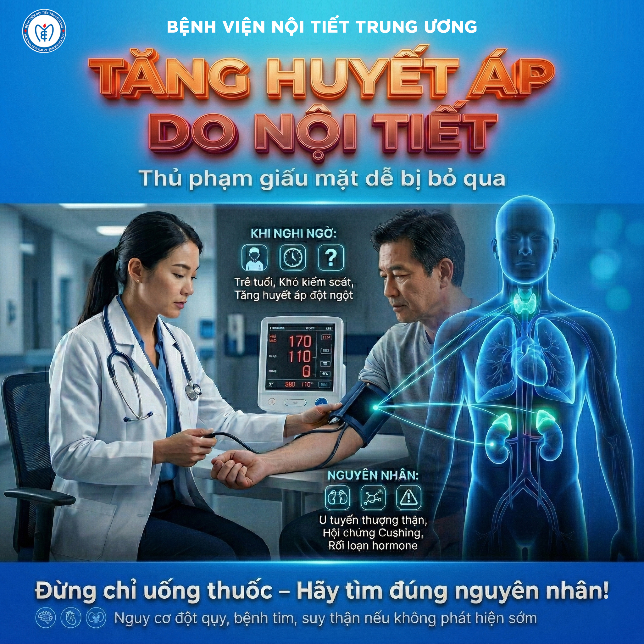 Tăng huyết áp do bệnh lý Nội tiết