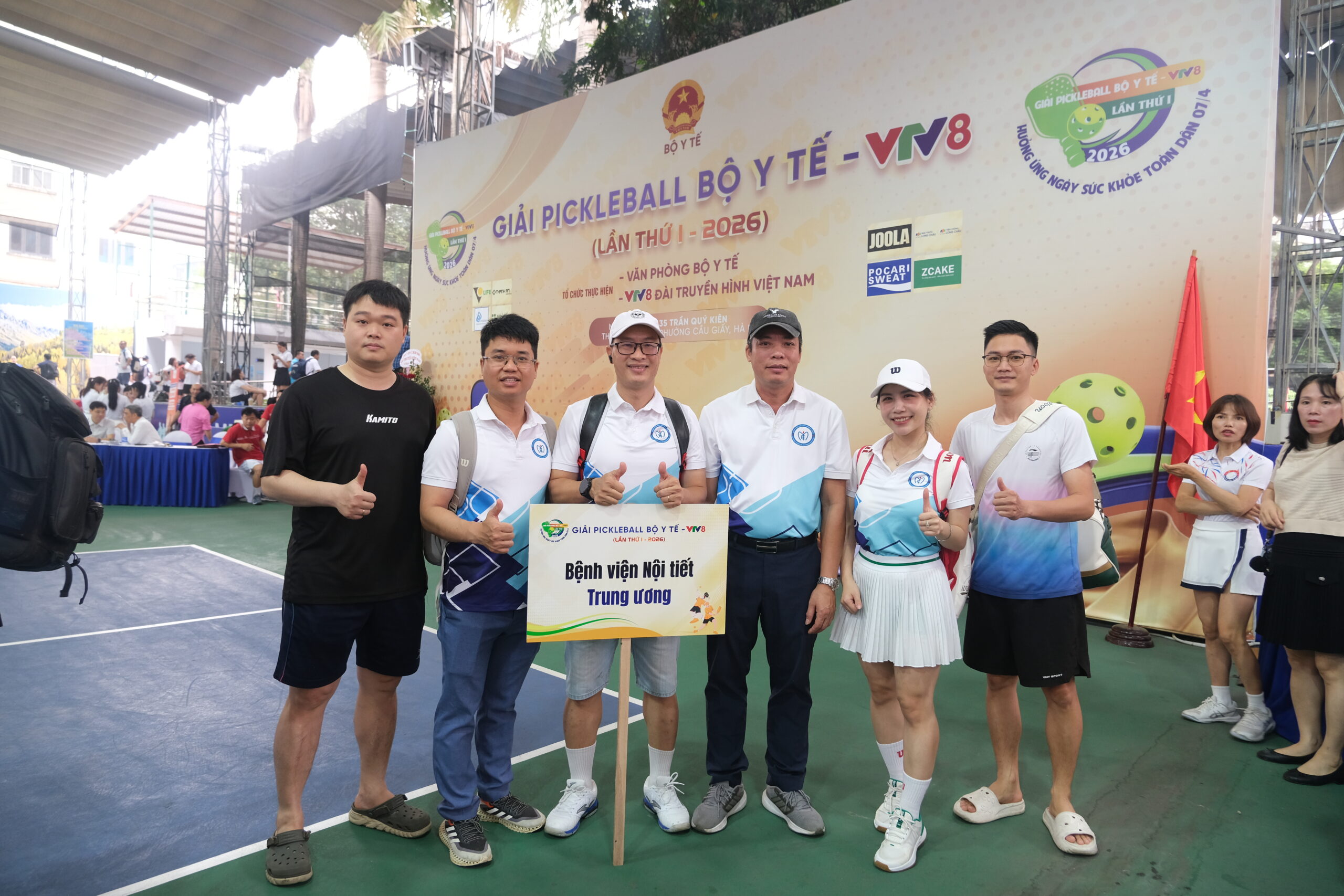 Bệnh viện Nội tiết Trung ương sôi nổi tham dự Giải Pickleball Bộ Y tế – VTV8 lần thứ nhất năm 2026