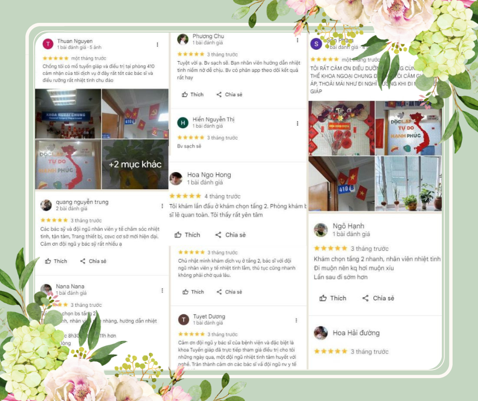 Những lời khen từ người bệnh – động lực để Bệnh viện Nội tiết Trung ương nỗ lực mỗi ngày