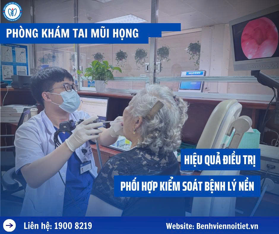 Nâng cao hiệu quả điều trị Tai Mũi Họng nhờ phối hợp kiểm soát bệnh lý nền tại bệnh viện chuyên khoa đầu ngành