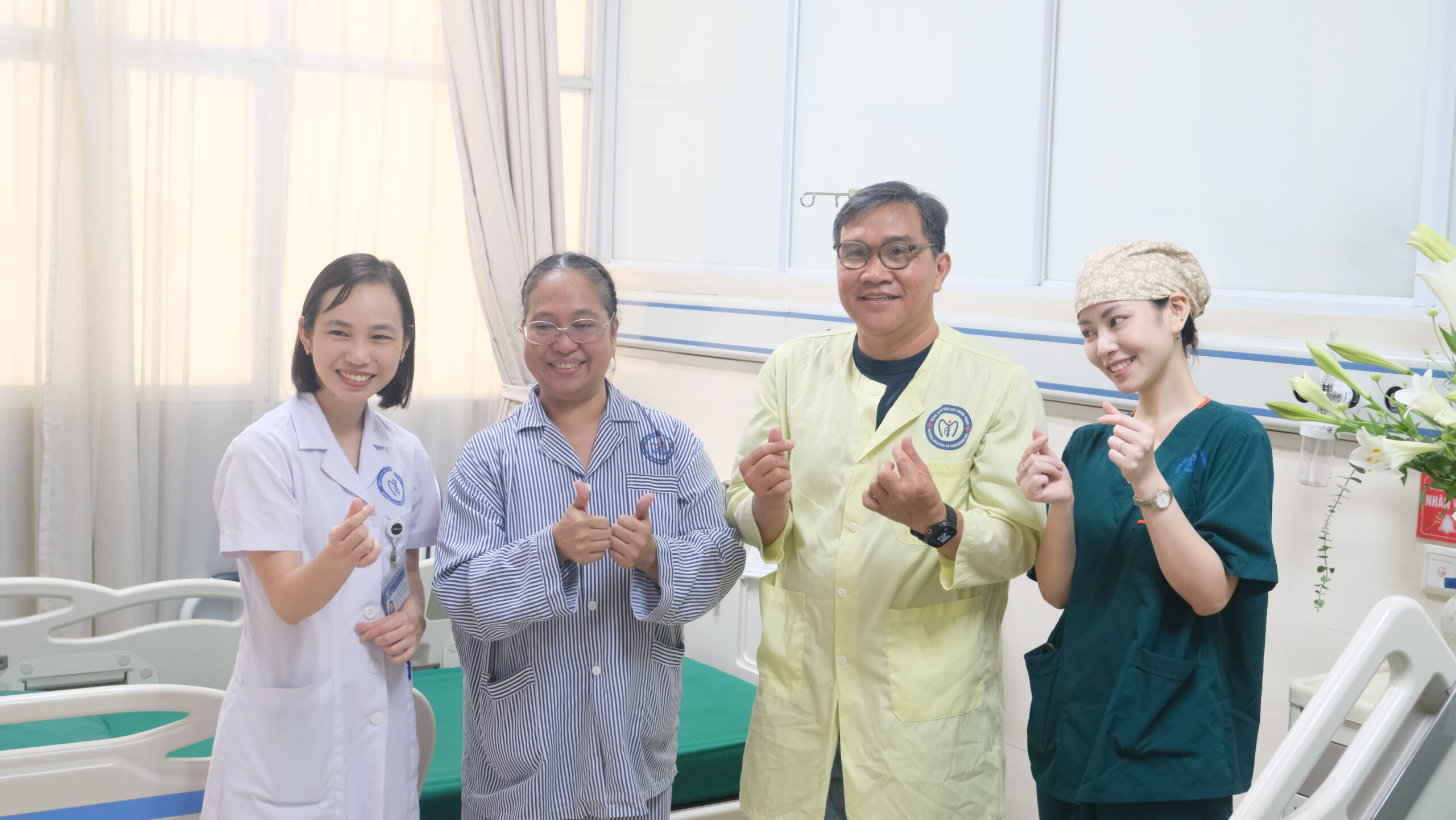 Lựa chọn điều trị tại Việt Nam, Bệnh nhân Phi-Líp-Pin hài lòng sau phẫu thuật Tuyến giáp tại Bệnh viện Nội tiết Trung ương