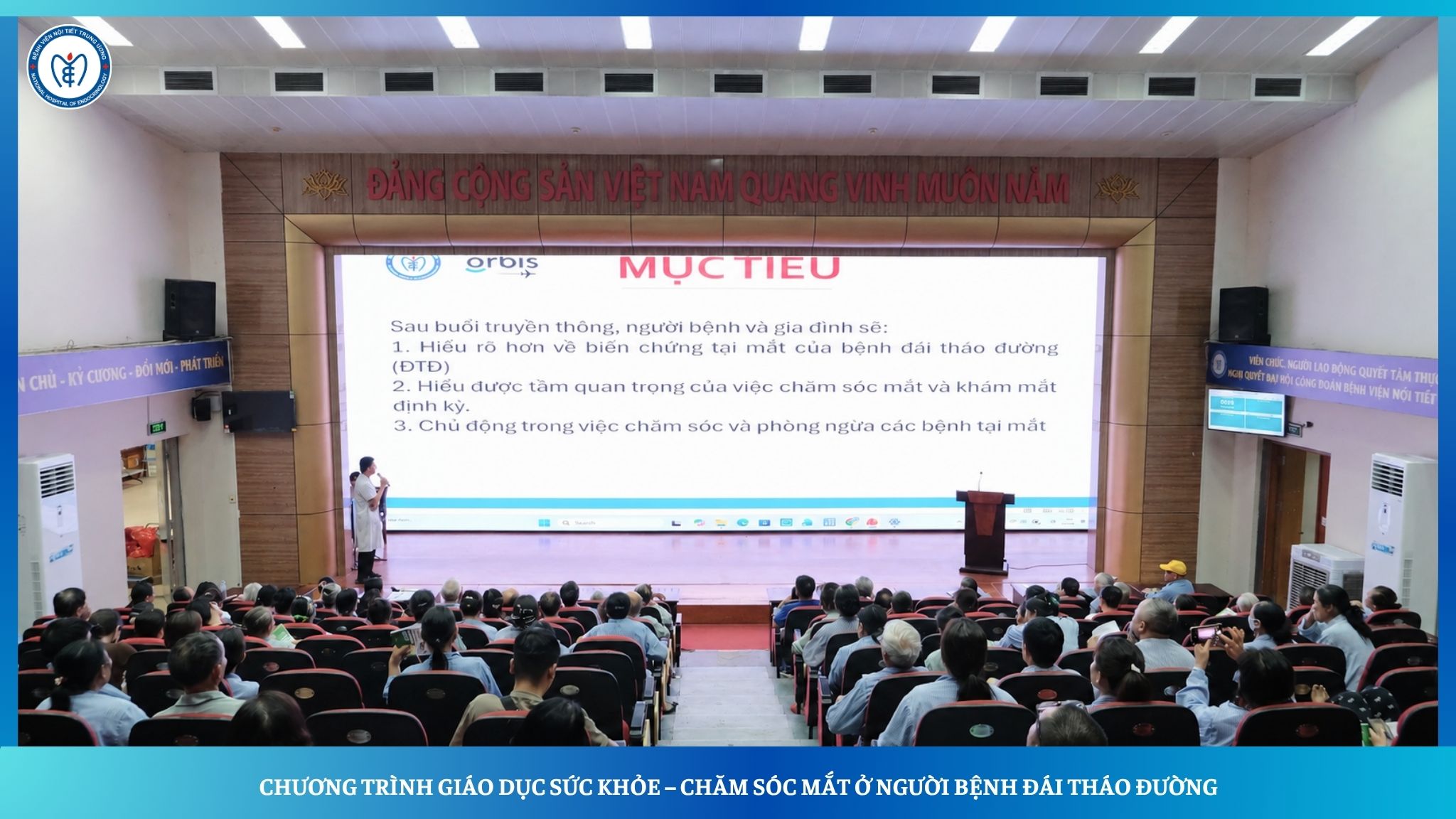 Giáo dục sức khỏe: Chăm sóc mắt ở người bệnh đái tháo đường – Bảo vệ thị lực, nâng cao chất lượng cuộc sống