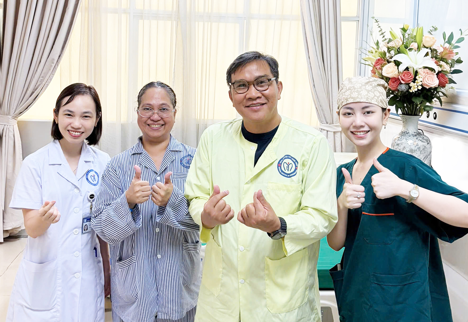 Lựa chọn điều trị tại Việt Nam, Bệnh nhân Phi-Líp-Pin hài lòng sau phẫu thuật Tuyến giáp tại Bệnh viện Nội tiết Trung ương
