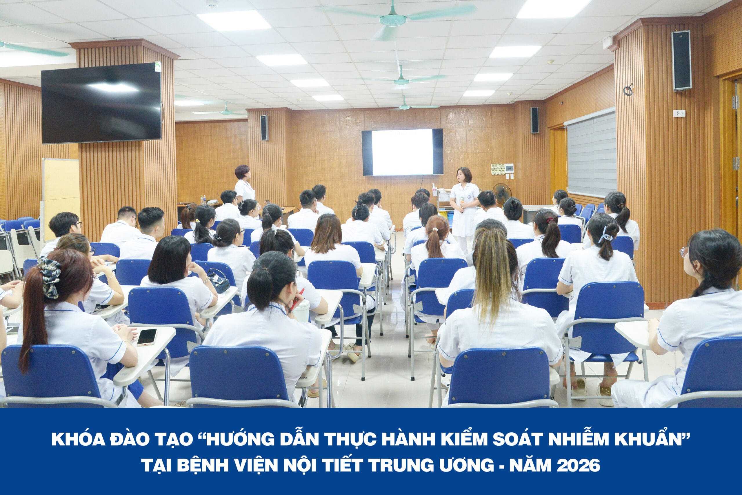 Bệnh viện Nội tiết Trung ương tổ chức khóa đào tạo “hướng dẫn thực hành kiểm soát nhiễm khuẩn” năm 2026