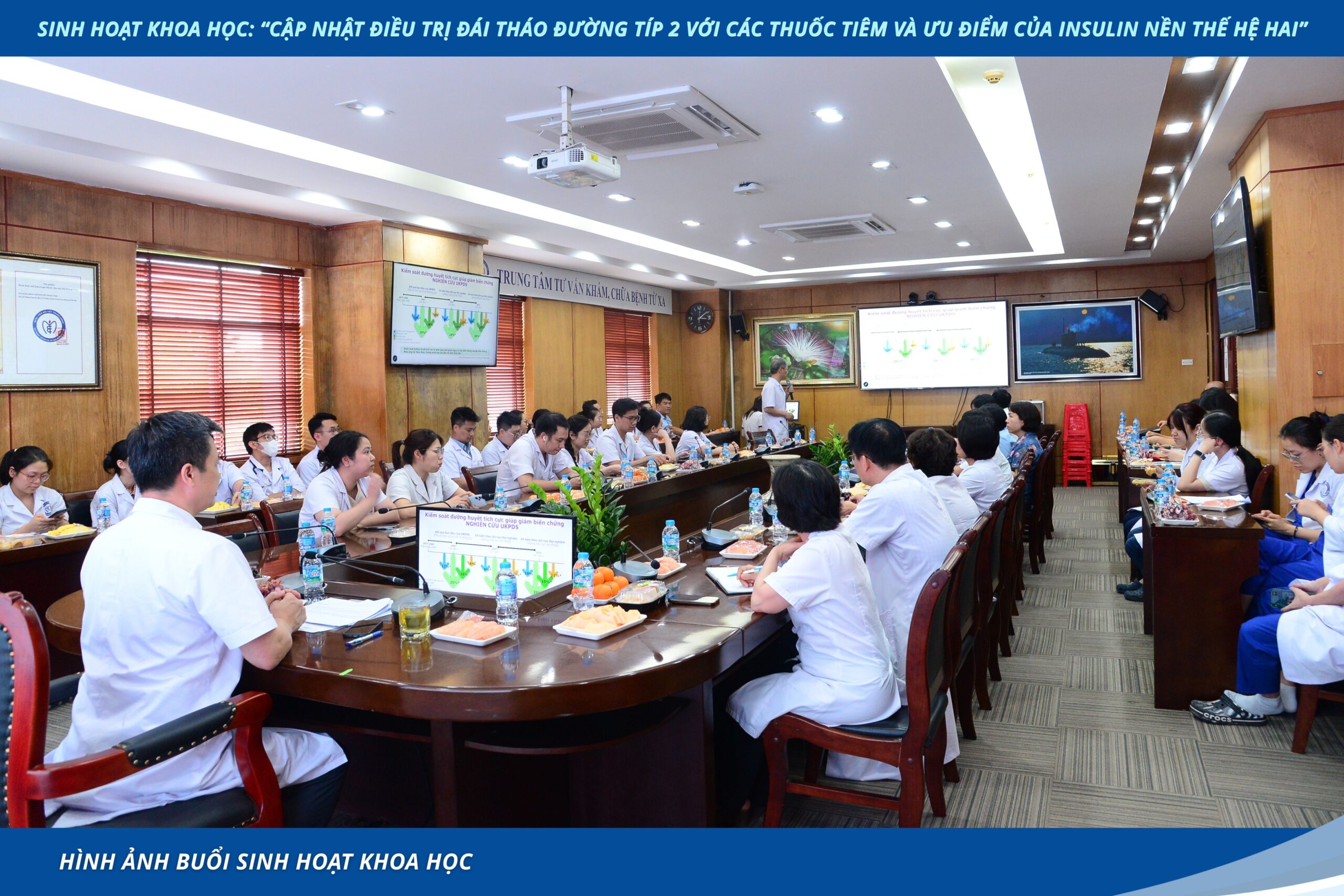 Bệnh viện Nội tiết Trung ương tổ chức sinh hoạt khoa học: “Cập nhật điều trị đái tháo đường típ 2 với các thuốc tiêm và ưu điểm của insulin nền thế hệ hai”