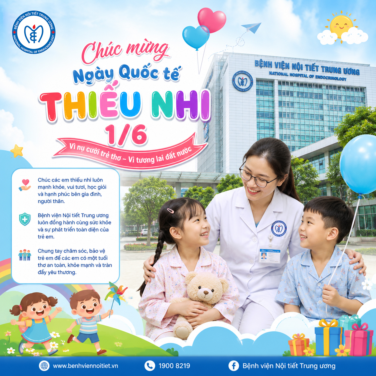 Vì nụ cười trẻ thơ – Chúc mừng Ngày Quốc tế Thiếu nhi 1/6