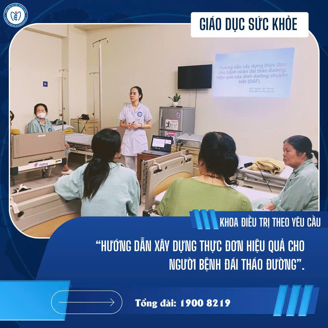 Thực đơn đúng, đường huyết ổn định: Hoạt động thiết thực dành cho người bệnh đái tháo đường