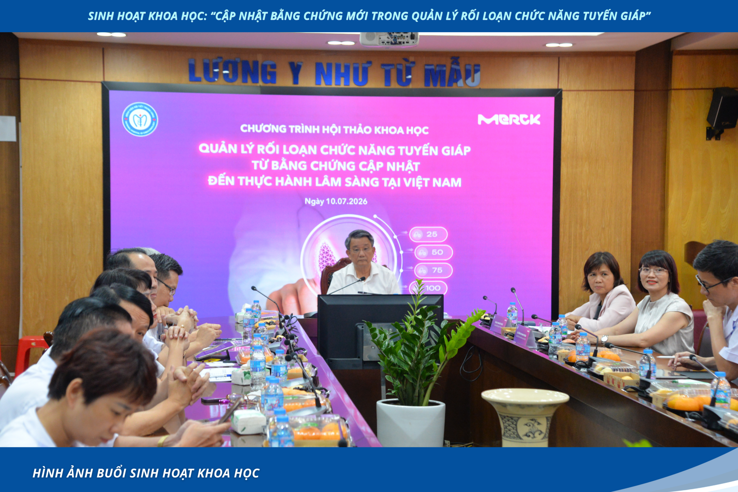Sinh hoạt khoa học trực tuyến 4 điểm cầu: Cập nhật bằng chứng mới trong quản lý rối loạn chức năng tuyến giáp